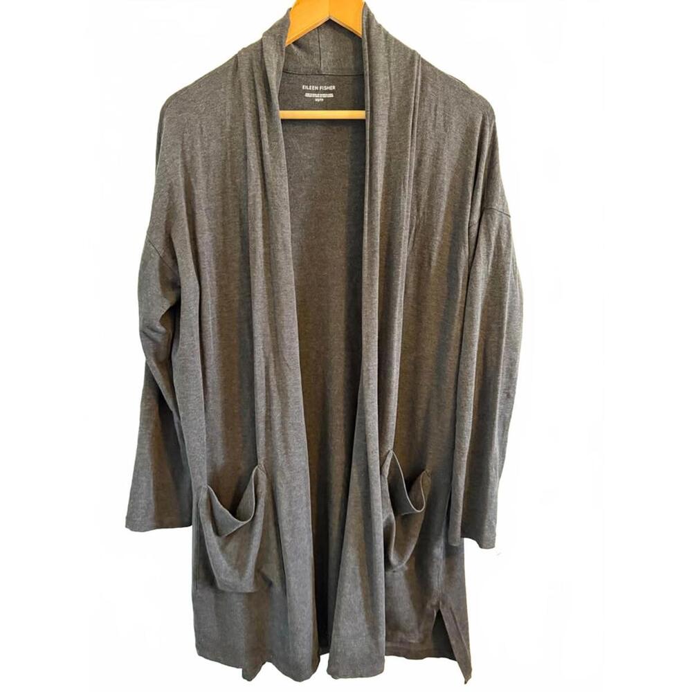 Women’s Eileen Fisher Grey Cardigan Sz XS